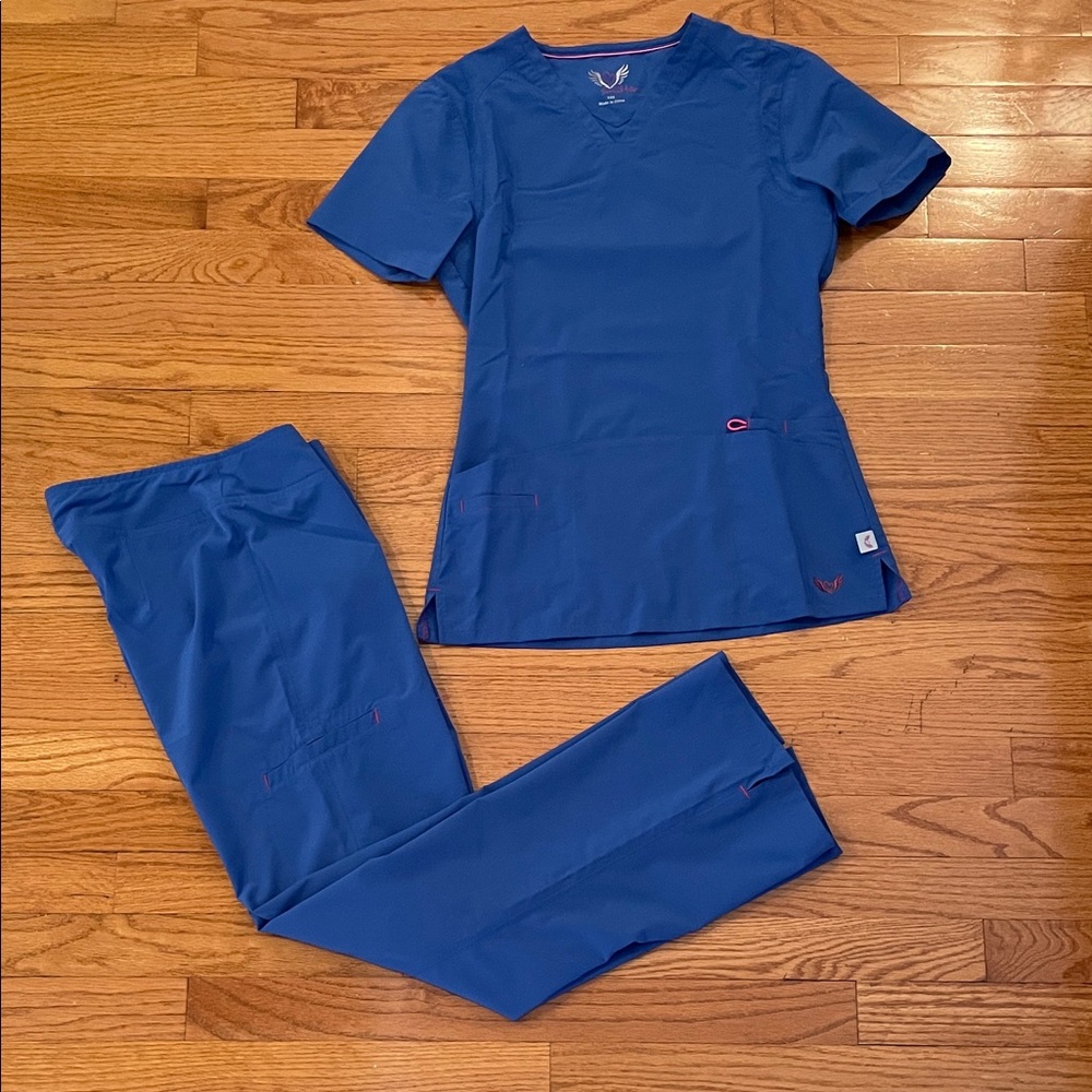 Blue Scrub Set